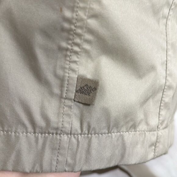 EMS L System Three Tan Lightweight Hooded Full Zip Rain Jacket - Picture 7 of 16